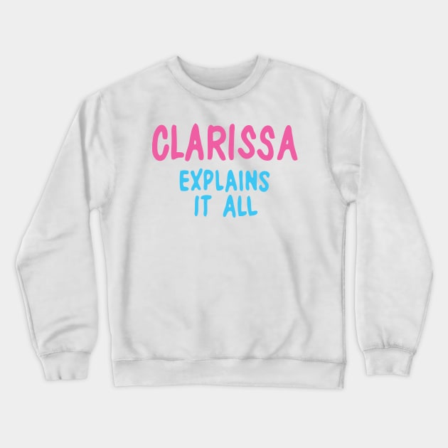 Clarissa Crewneck Sweatshirt by old_school_designs